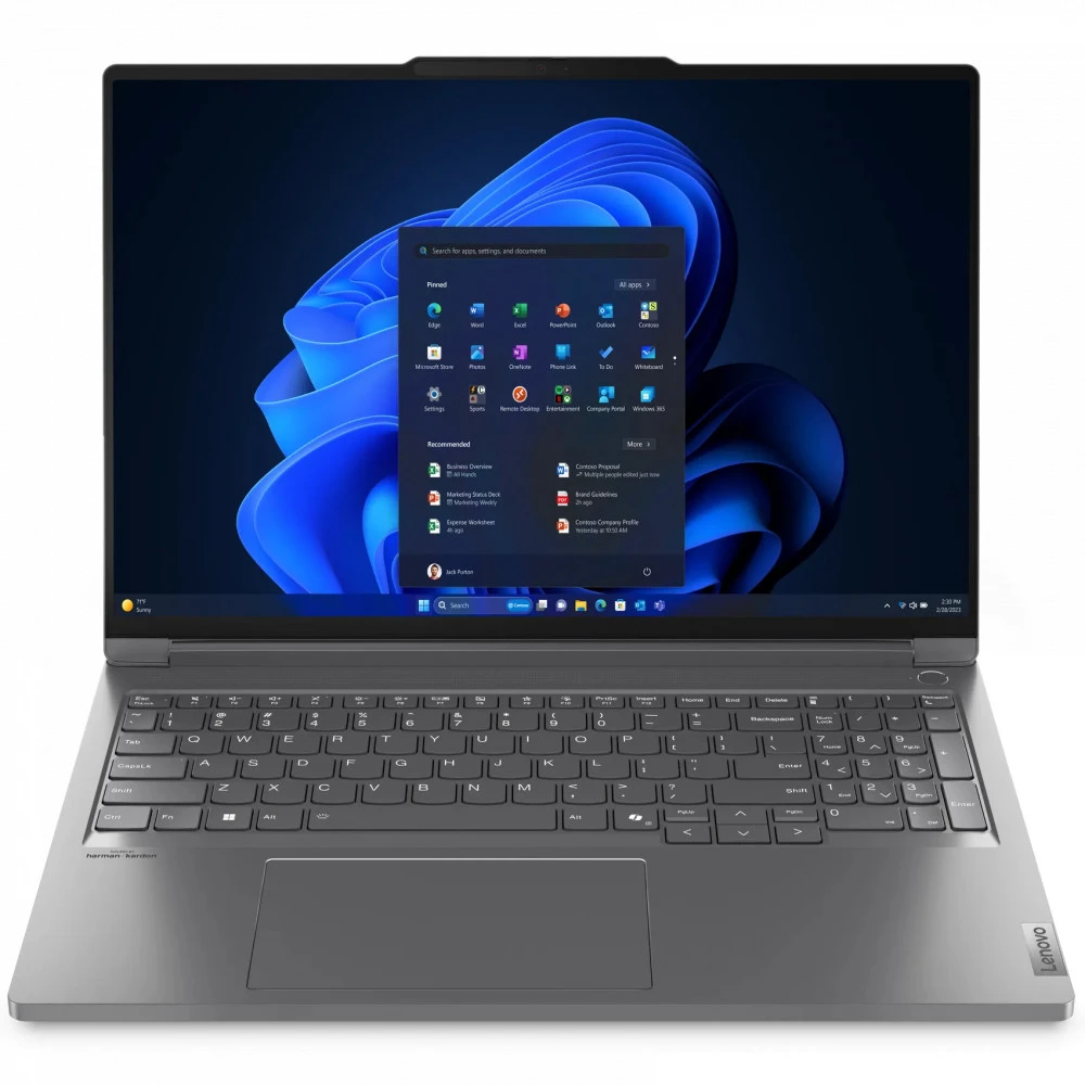 Ноутбук Lenovo ThinkBook 16p G5 IRX 21N5001URU, Intel Core i7-14650HX, 8 ГБ, 512 ГБ, 16" — 4