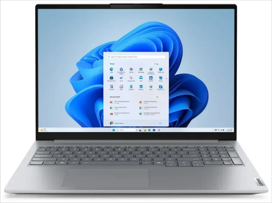 Ноутбук Lenovo ThinkBook Core Ultra 5-225U, Intel Core Ultra 5 225H, 16 ГБ, 512 ГБ, 16" — 3