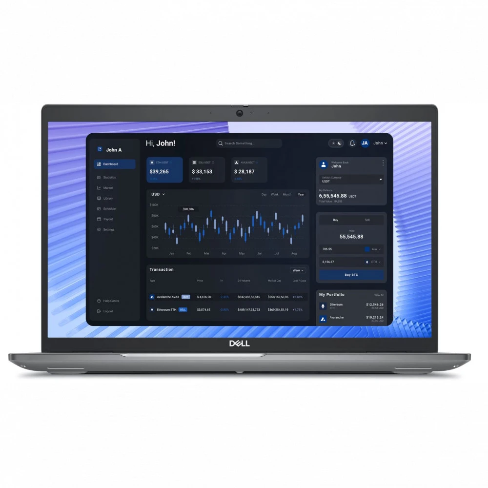 Ноутбук Dell Precision 3590, Intel Core Ultra 7 165H, 16 ГБ, 512 ГБ, 15.6" — 4
