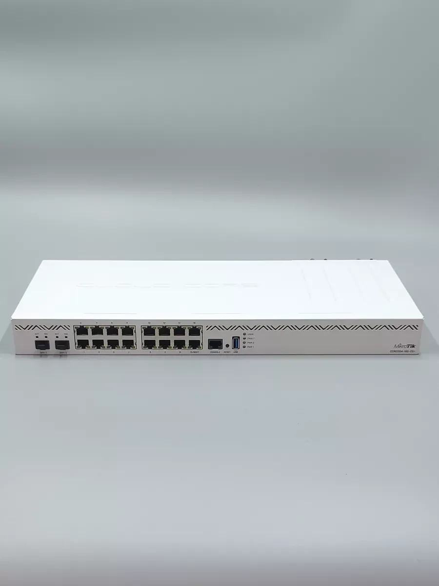 Роутер MikroTik CCR2004-16G-2S+, 16xGb, 2xSFP+