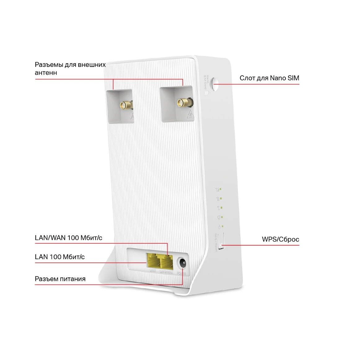 Маршрутизатор Mercusys MB130-4G — 2