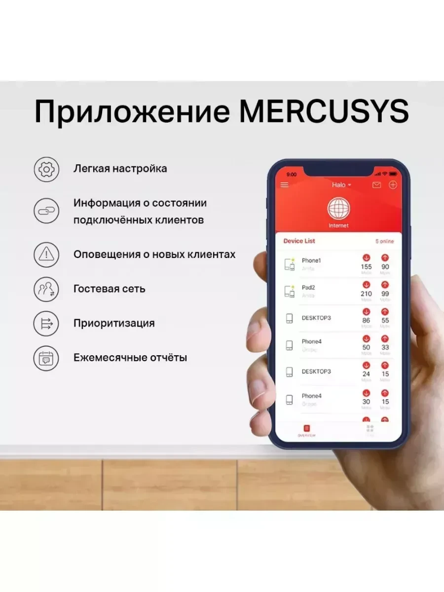 Маршрутизатор Mercusys Halo H30 (2-pack) — 2
