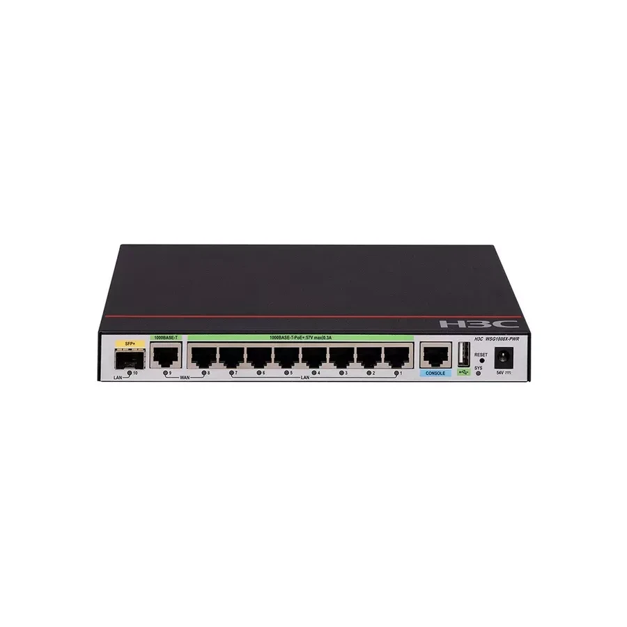 Kontroller H3C EWP-WSG1808X-PWR, точки доступа, PoE+, SFP+