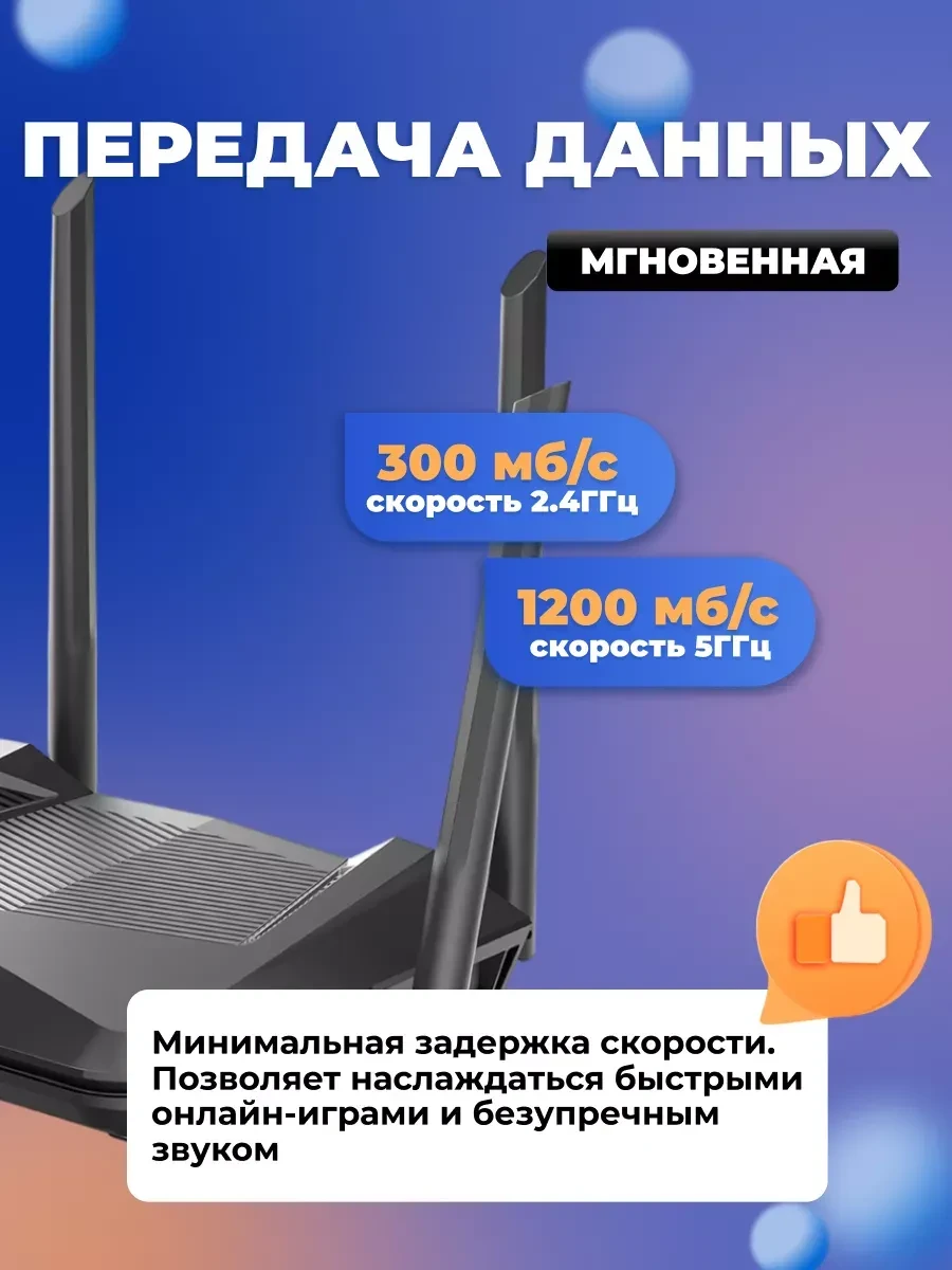 Маршрутизатор D-Link DIR-X1530, AX1500, Wi-Fi 6, гигабит — 5