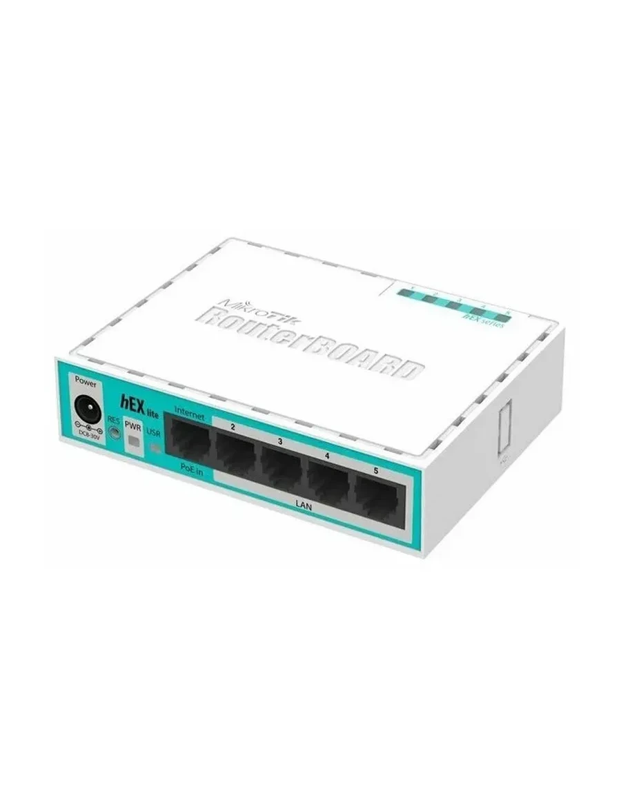 Маршрутизатор MikroTik RB750r2 hEX lite, 5x 10/100M портов