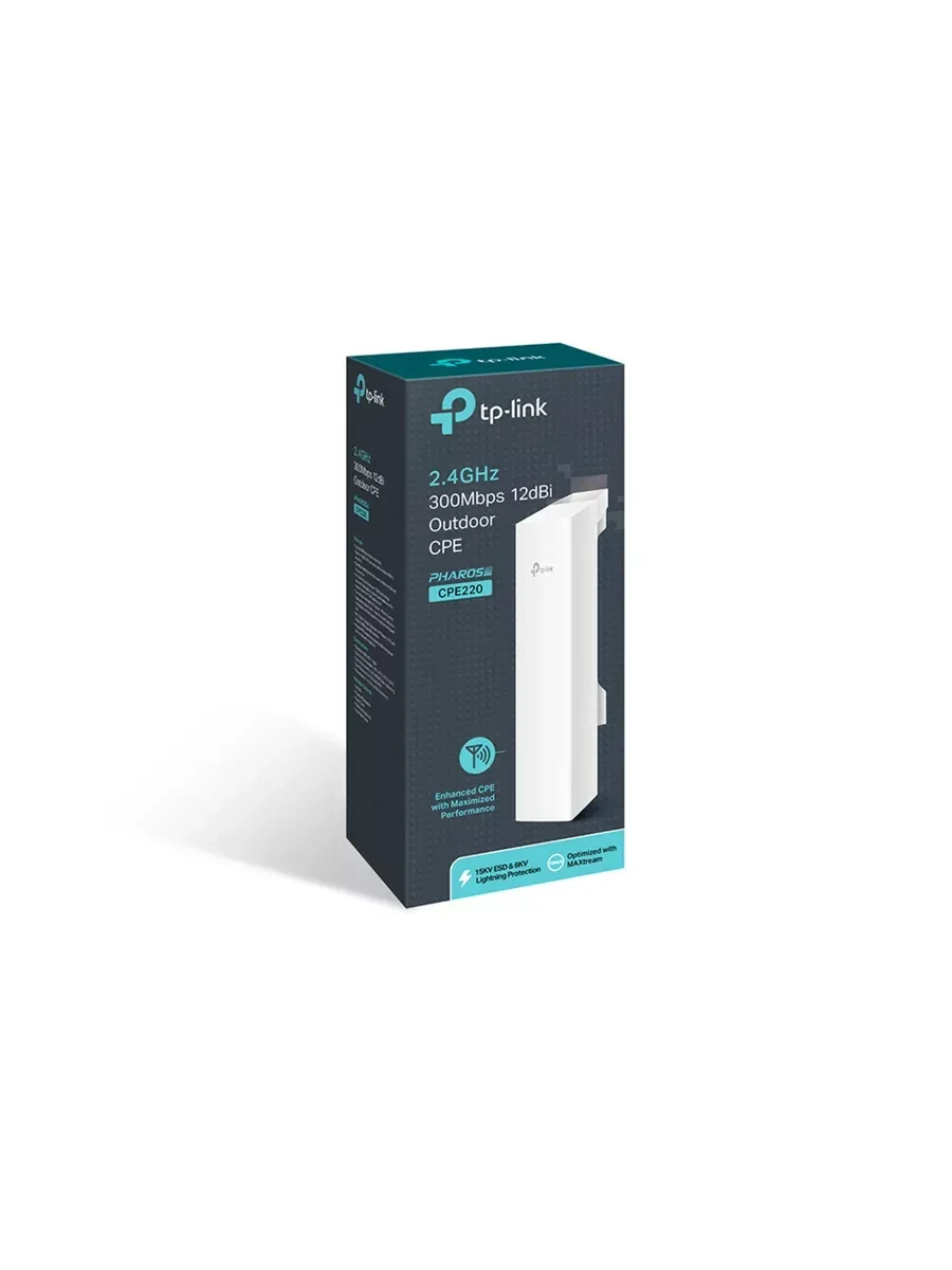 Wi-Fi точка доступа TP-Link CPE220, 2.4ГГц, 300М, PoE — 4