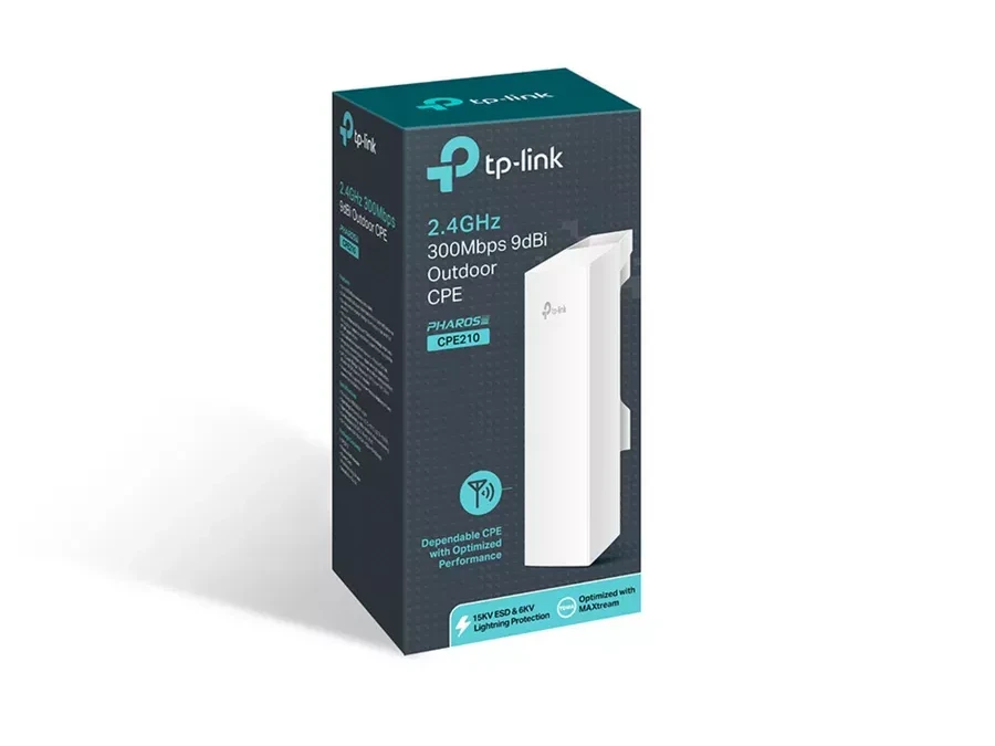 Wi-Fi точка доступа TP-Link CPE210, наружная, 2.4 ГГц, 300 Мбит/с — 3