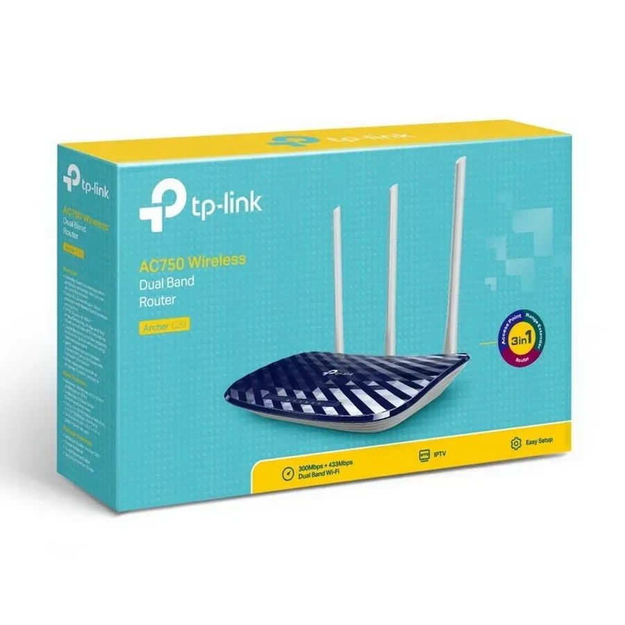 Маршрутизатор TP-Link Archer C20 AC750 — 4