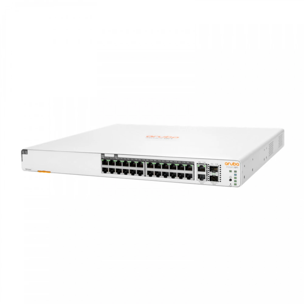 Коммутатор HP Aruba Instant On 1960 24G PoE 2XGT 2SFP+ 370W — 4