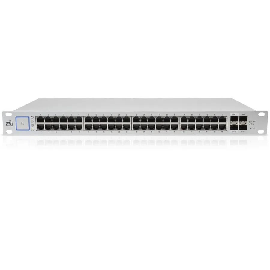 Коммутатор UBIQUITI US-48-500W, 48x1G PoE, 2xSFP+