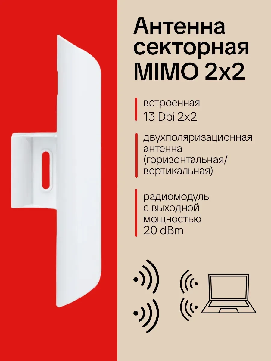 Точка доступа UBIQUITI Loco M5, 150 Мбит/с, 5GHz — 5