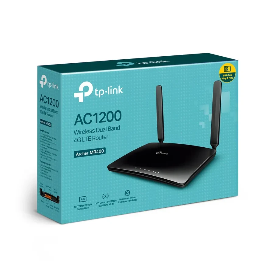 Маршрутизатор TP-Link Archer MR400 AC1200 4G LTE — 3