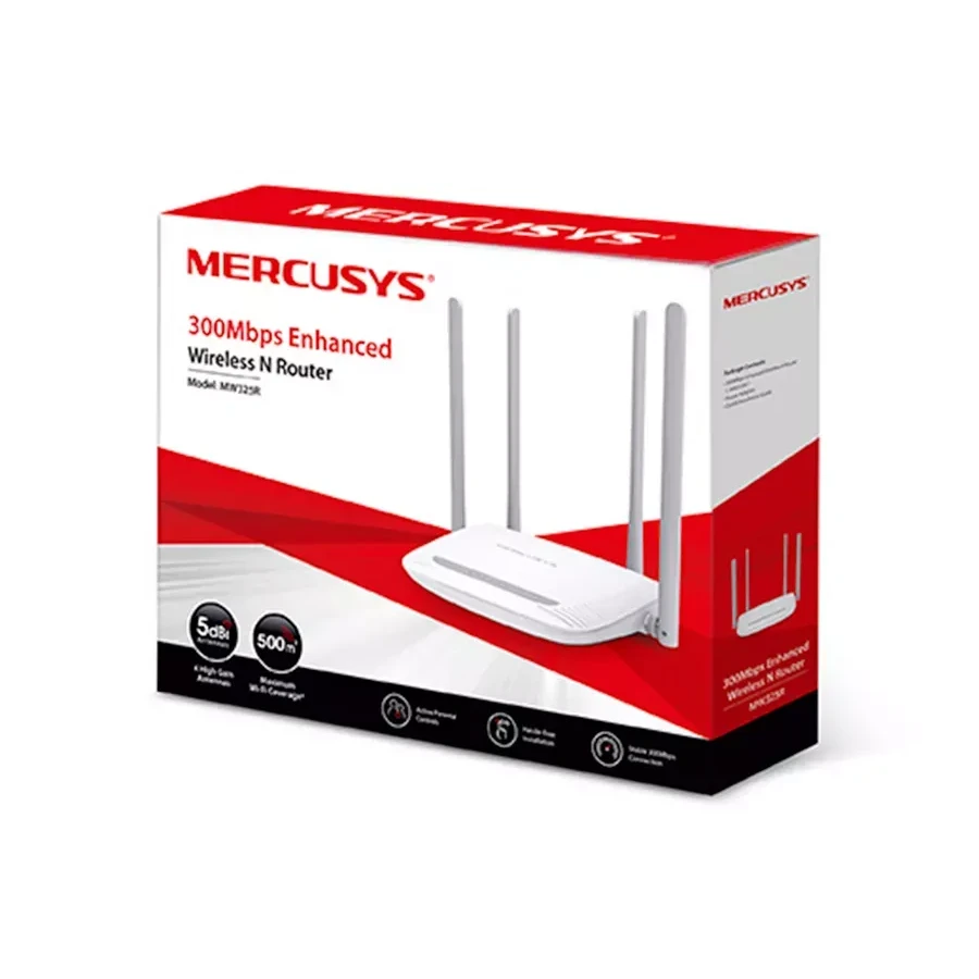 Маршрутизатор Mercusys MW325R 300 Mbps беспровод — 2