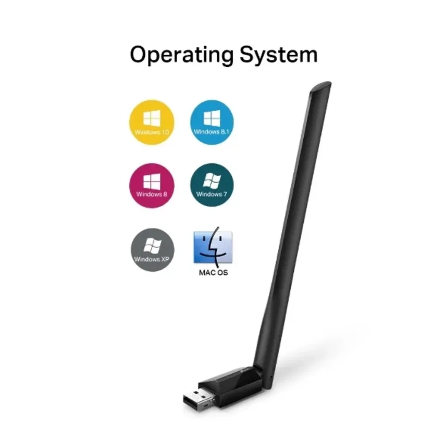 Адаптер TP-Link Archer T2U Plus, AC600, USB Wi-Fi — 4