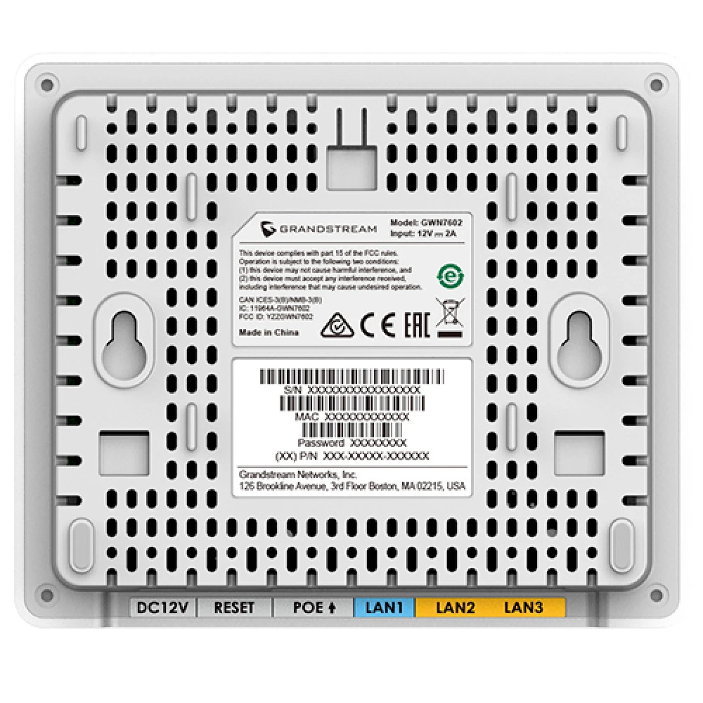 Точка доступа Grandstream GWN7604, WiFi 6, AX3000, PoE — 4