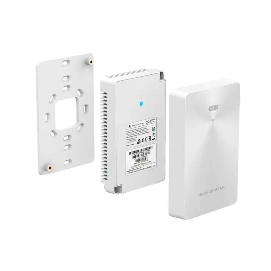 Точка доступа Grandstream GWN7661E, WiFi 6, AX3000, PoE, duvara