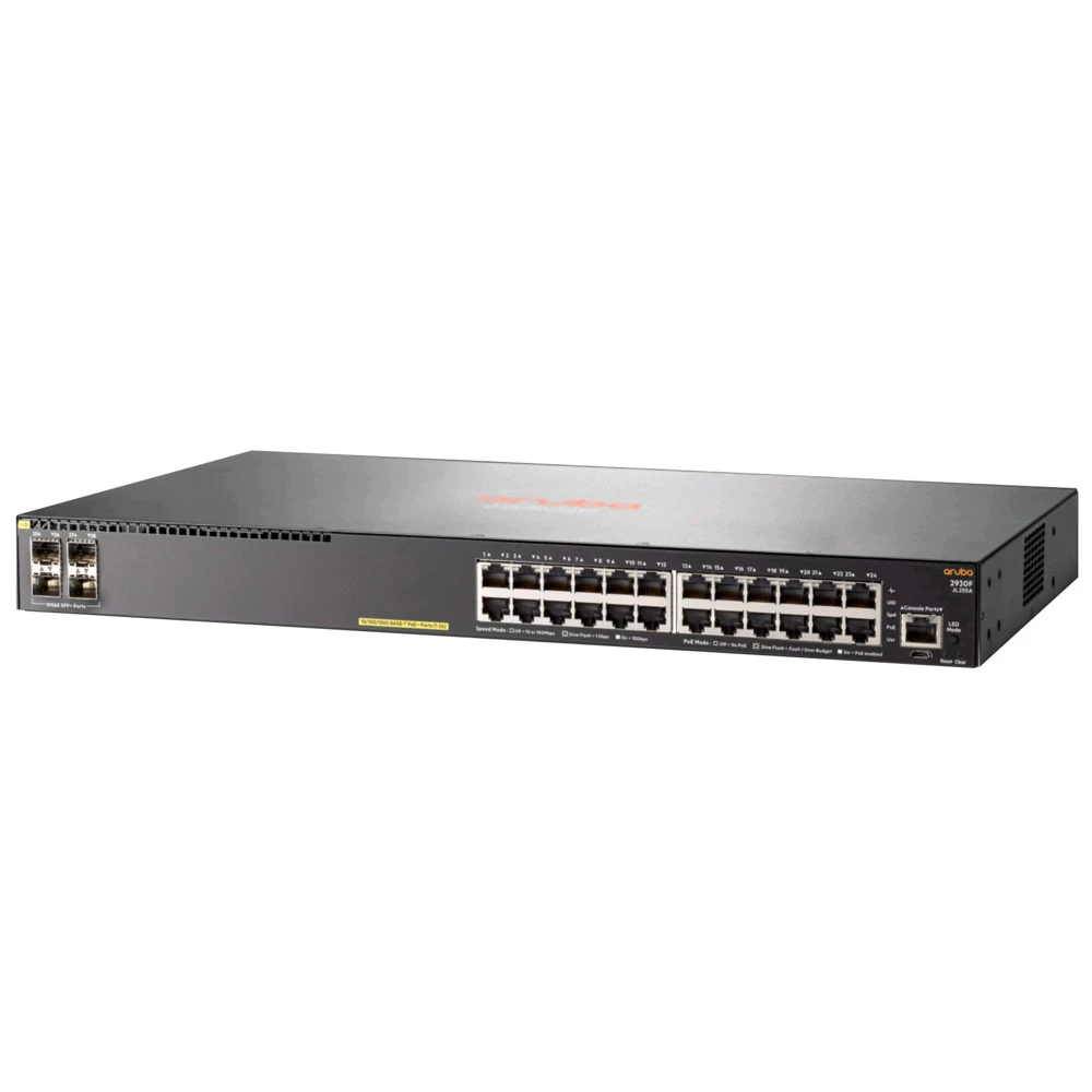 Коммутатор HPE Aruba 2930F 24G PoE+, управляемый — 4