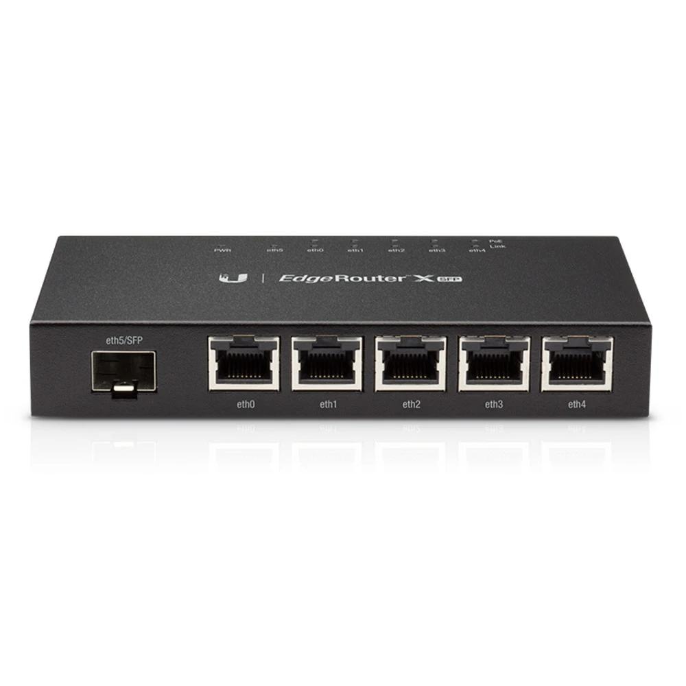 Маршрутизатор Ubiquiti ER-X-SFP, EdgeRouter, PoE, SFP — 4