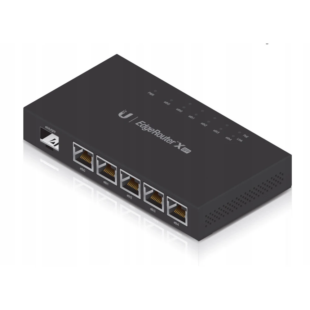 Маршрутизатор Ubiquiti ER-X-SFP, EdgeRouter, PoE, SFP — 5