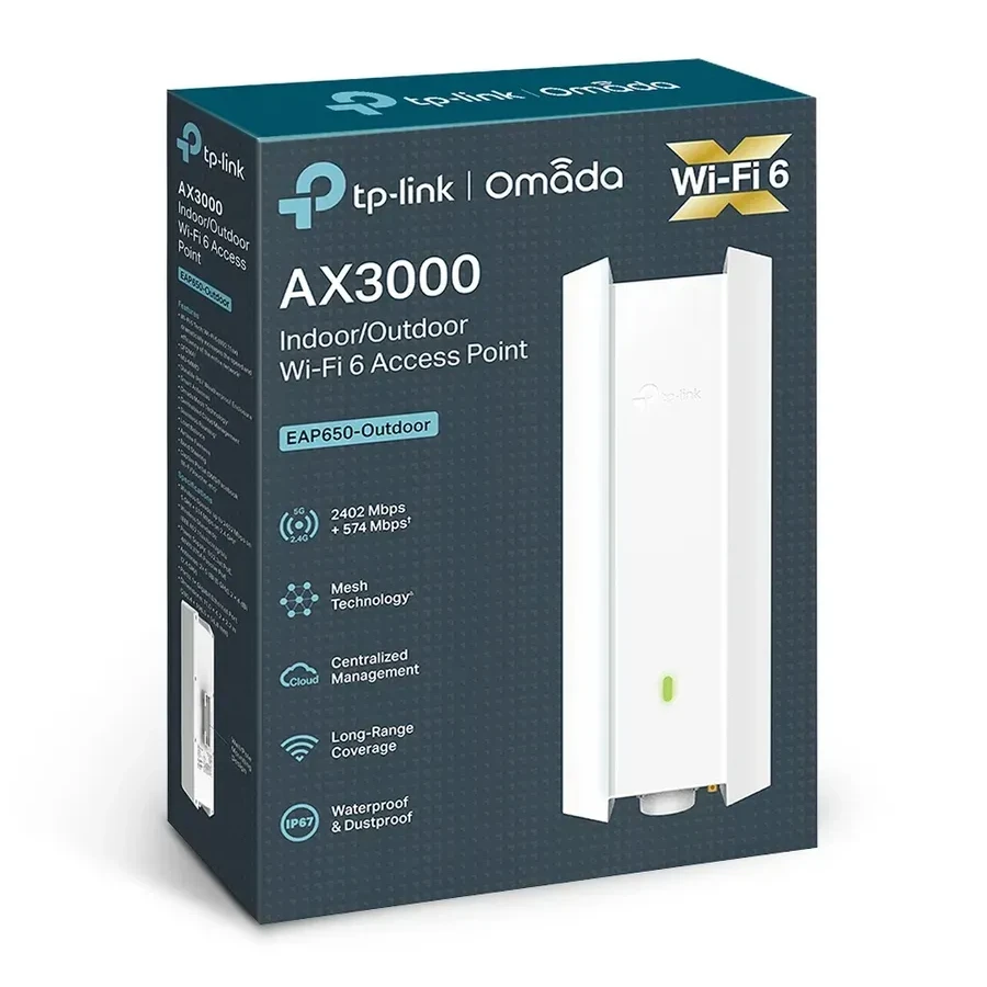 Точка доступа TP-Link EAP650 AX3000, уличная — 5