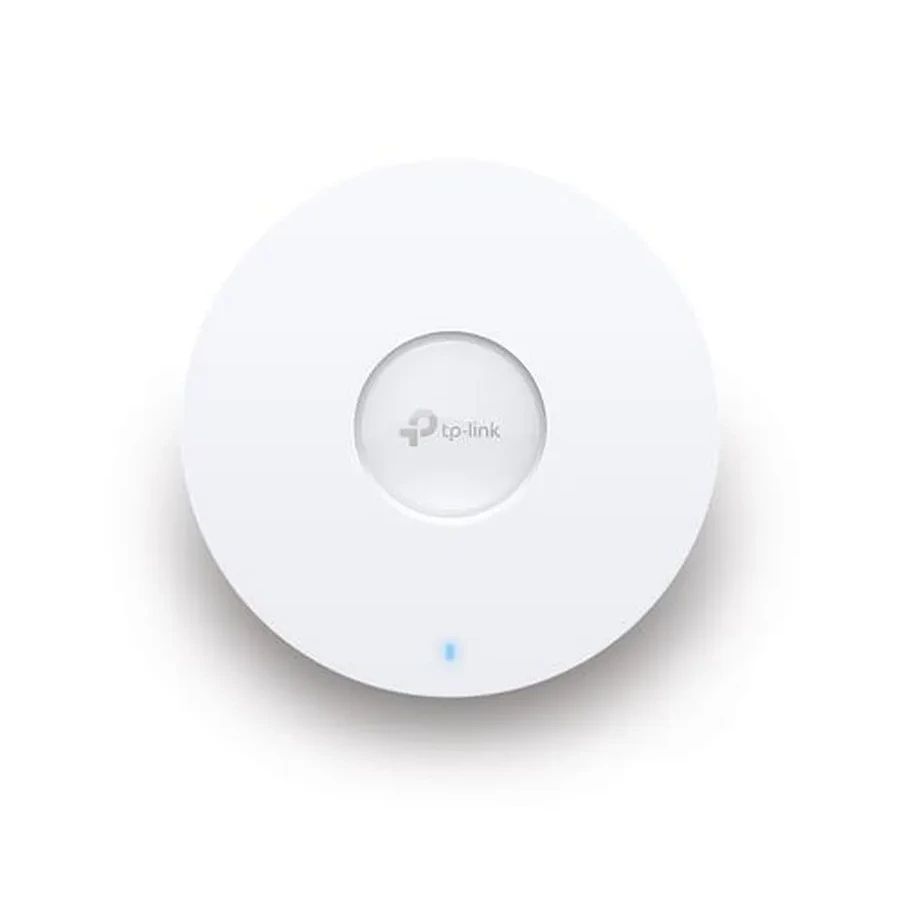AX5400 Двухдиапазонная потолочная точка доступа Wi-Fi 6 
Порты: 1 ×2.5 Gigabit RJ45 Port
Скорость: 574 Мбит/с at 2.4 ГГц + 4804 Мбит/с на 5 ГГц
Особенности: 802.3at PoE или адаптер питания 12В, 6×внутренние антенны, MU-MIMO, 160MHz поддержкаed, бесшовный — 2