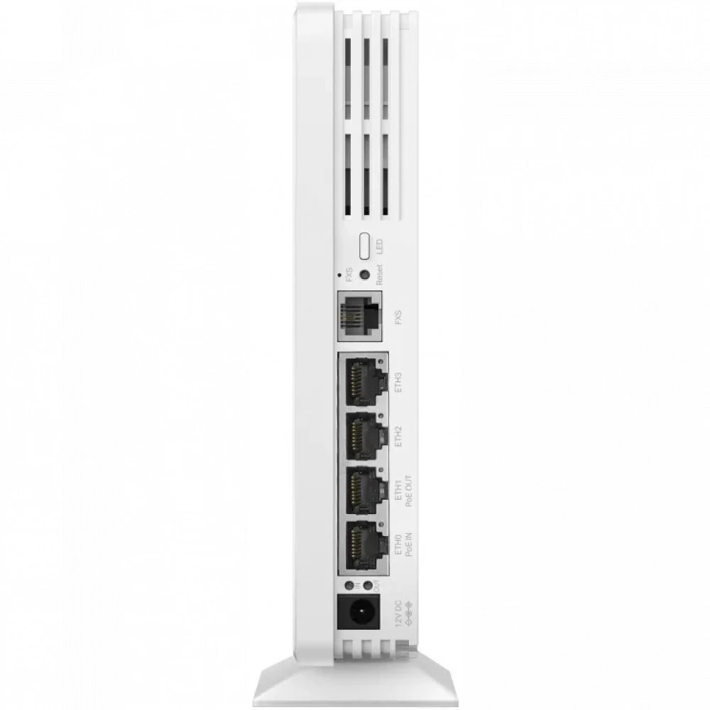 Omada AX3000 Двухдиапазонная беспроводная настольная точка доступа Wi-Fi 6
Порты: 4 × гигабитных порта RJ45(один порт PoE Out при использовании 802.3at/bt)+ 1 × порт RJ11
Скорость:574Мбит/с для 2.4 ГГц + 2402 Мбит/с для 5 ГГц
Особенности: 802.3bt PoE++ и — 5