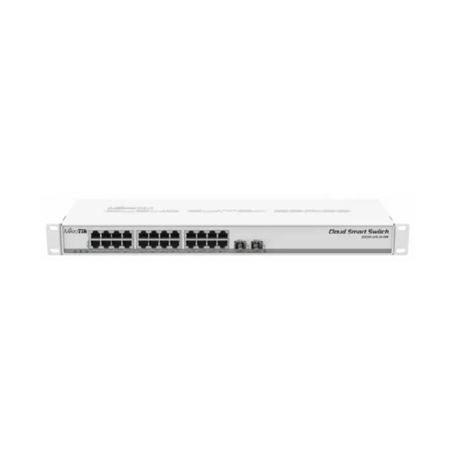 Коммутатор MikroTik CRS326-24G-2S+RM, 24G — 2