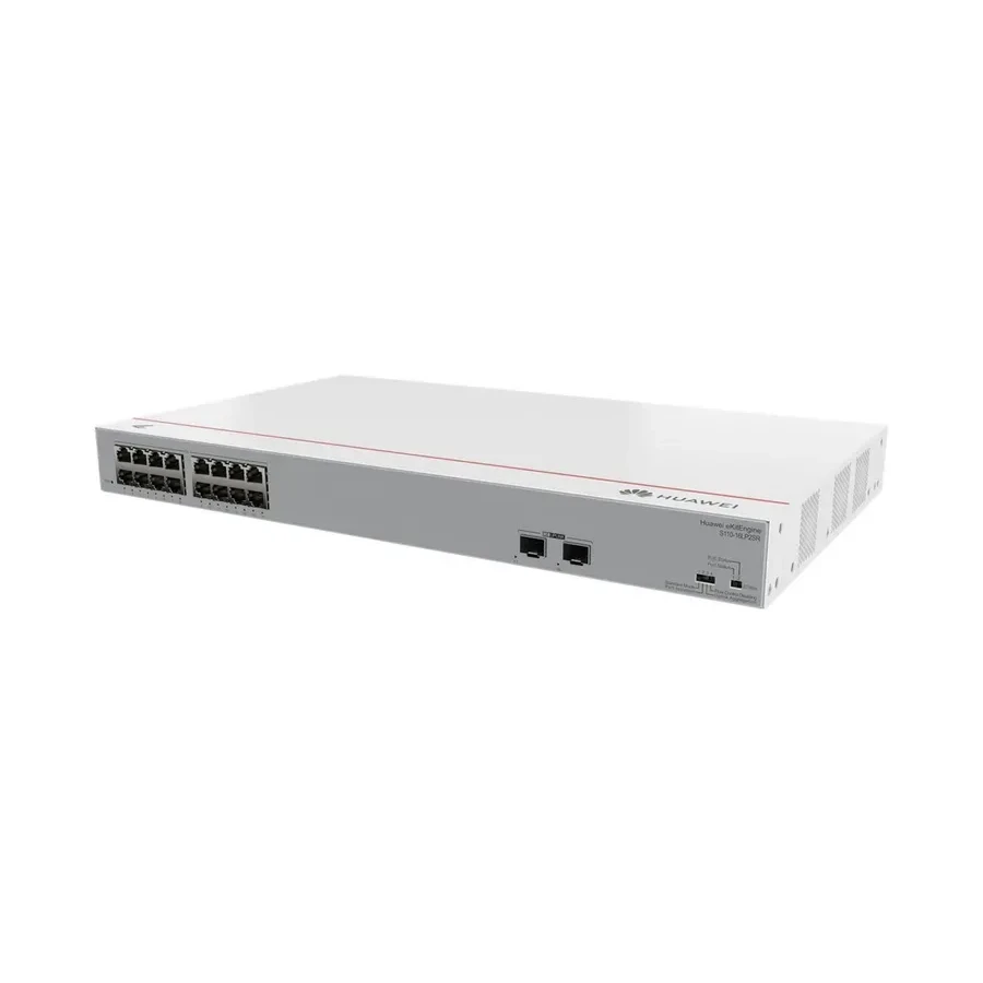 Коммутатор Huawei S110-16LP2SR, 16x1G, 2 SFP, 124W PoE+