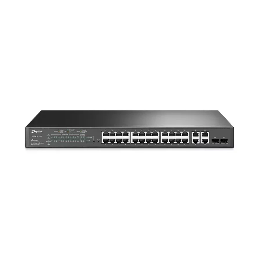 Коммутатор TP-Link SL2428P, 24x100M, 4x1G, 2 SFP, 250W — 2