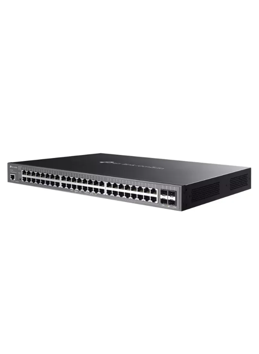 Коммутатор TP-Link TL-SG3452XP, L2+ управляемый, 48x1G PoE+ (500 Вт), 4x10G SFP+ — 4