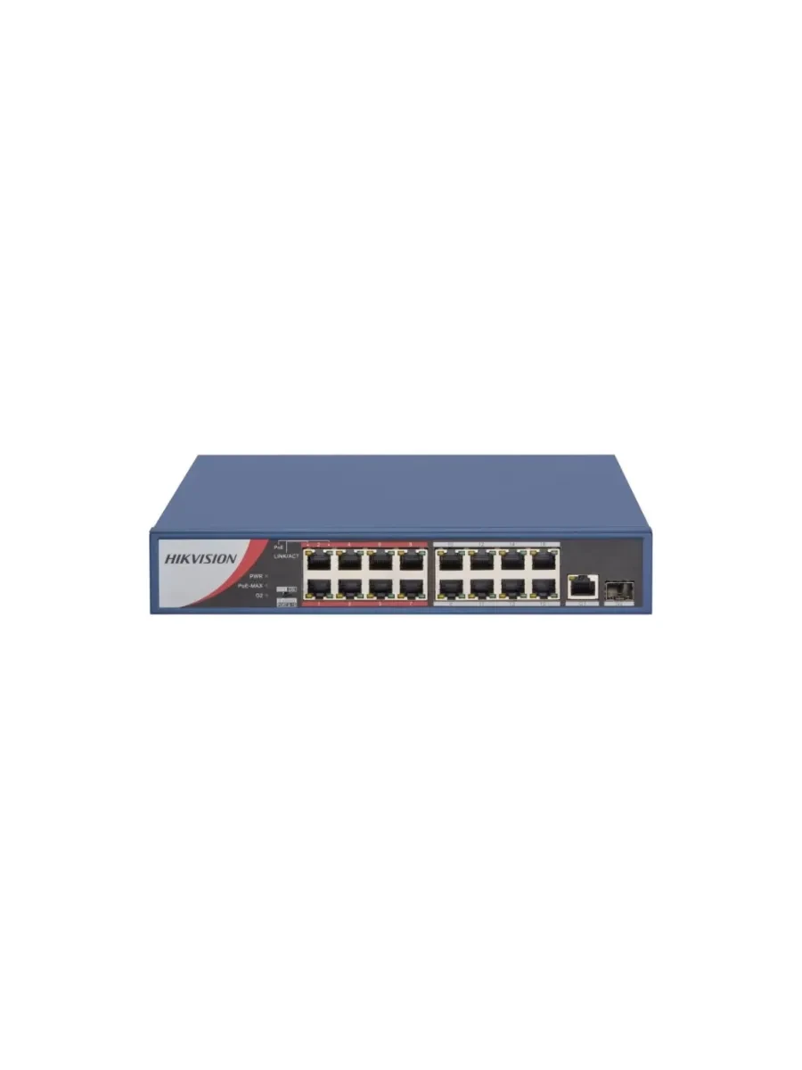 Коммутатор Hikvision DS-3E0318P-E/M — 2