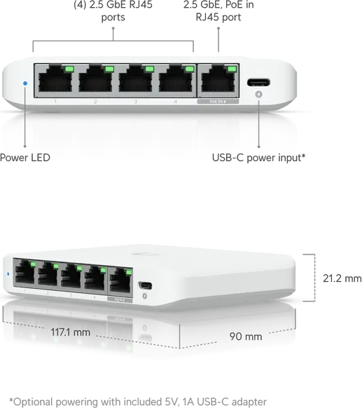Коммутатор уличный 5 портов Gigabit PoE — 3