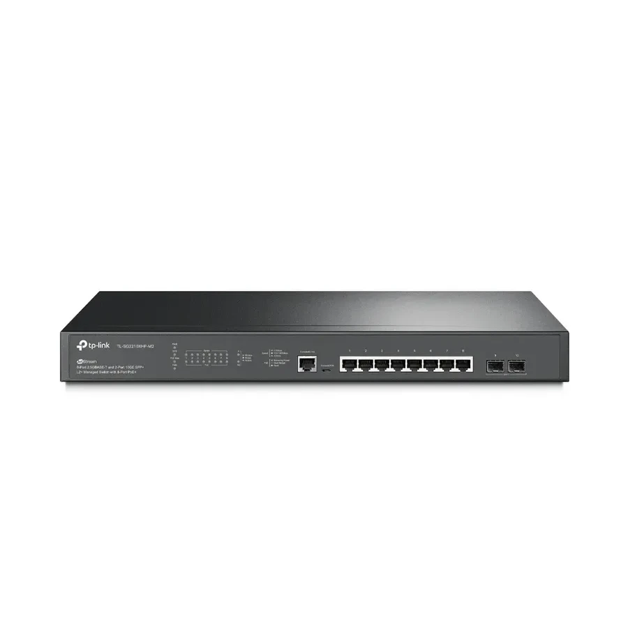 Коммутатор TP-Link TL-SG3210X, 8 PoE+ 2 SFP+ — 5