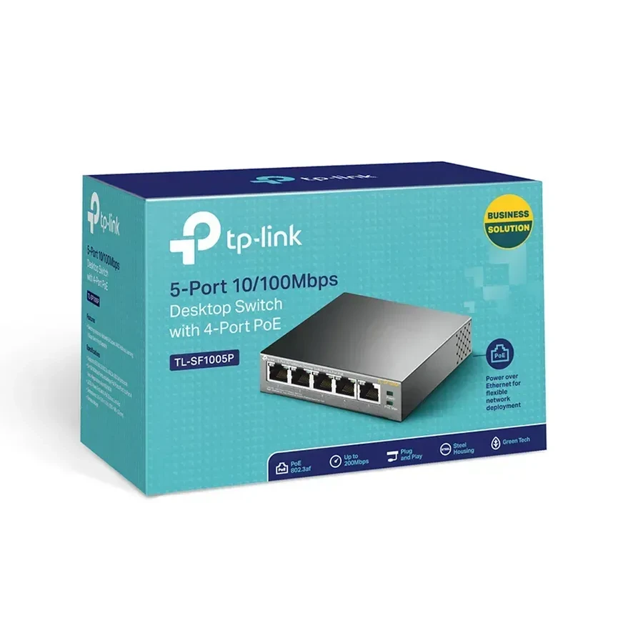 Коммутатор TP-Link TL-SF1005P, 5 портов PoE