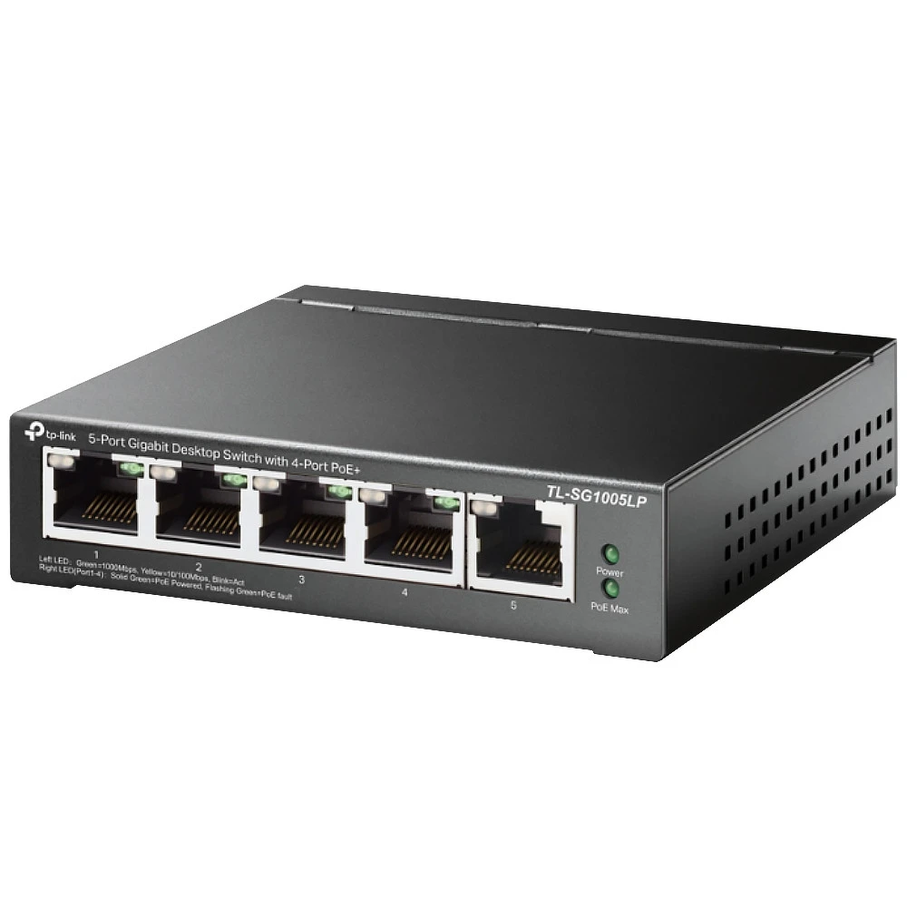 Коммутатор TP-Link TL-SG1005LP, 5 PoE+ гигабитных — 2