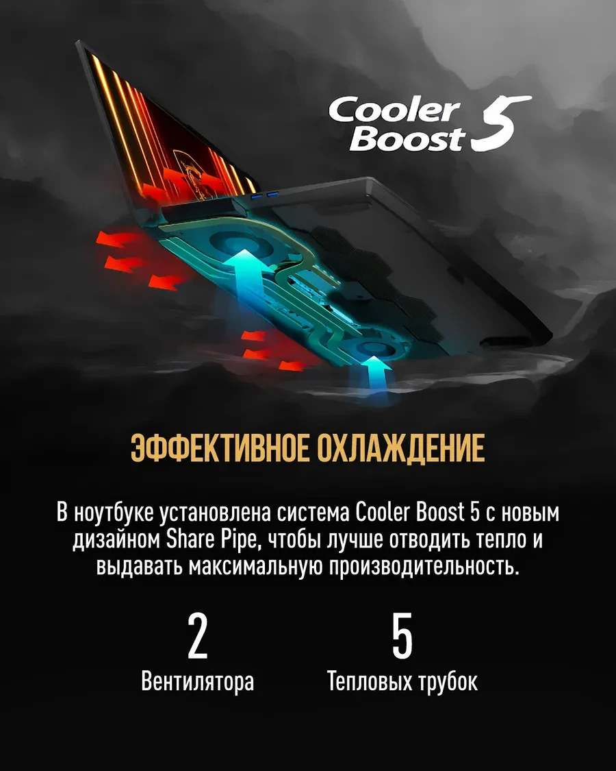 Ноутбук MSI Katana 15 HX, Intel Core i5-14450HX, 16 ГБ, 1024 ГБ, 15.6" — 4