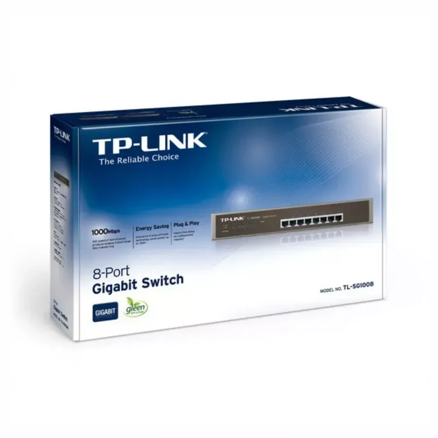 Коммутатор TP-Link TL-SG1008, 8 гигабитных портов — 2