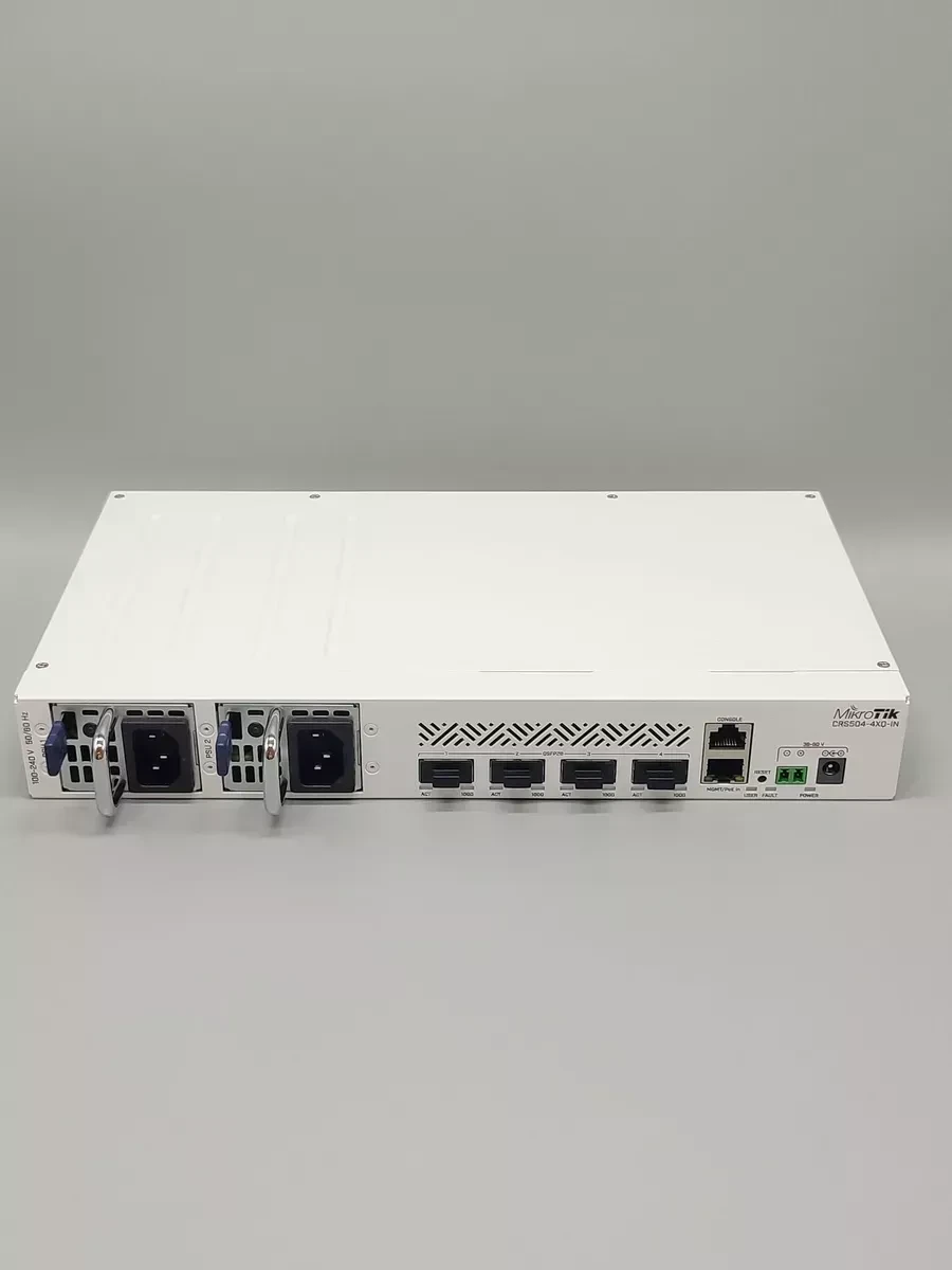 Коммутатор MikroTik CRS504-4XQ-IN, 4 QSFP+ 10G