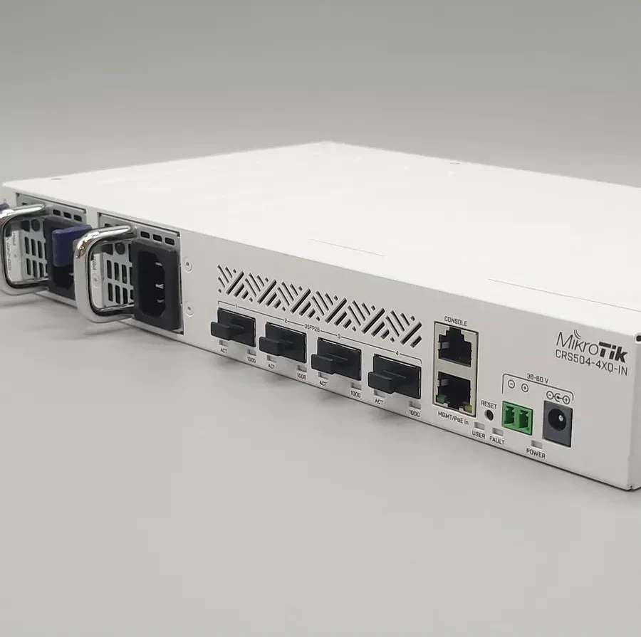 Коммутатор MikroTik CRS504-4XQ-IN, 4 QSFP+ 10G — 4