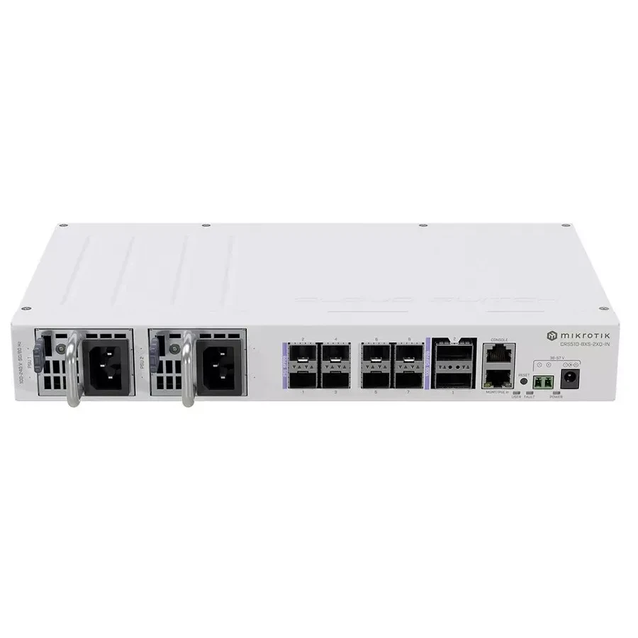Коммутатор MikroTik CRS510-8XS-2XQ-IN, 8 SFP+