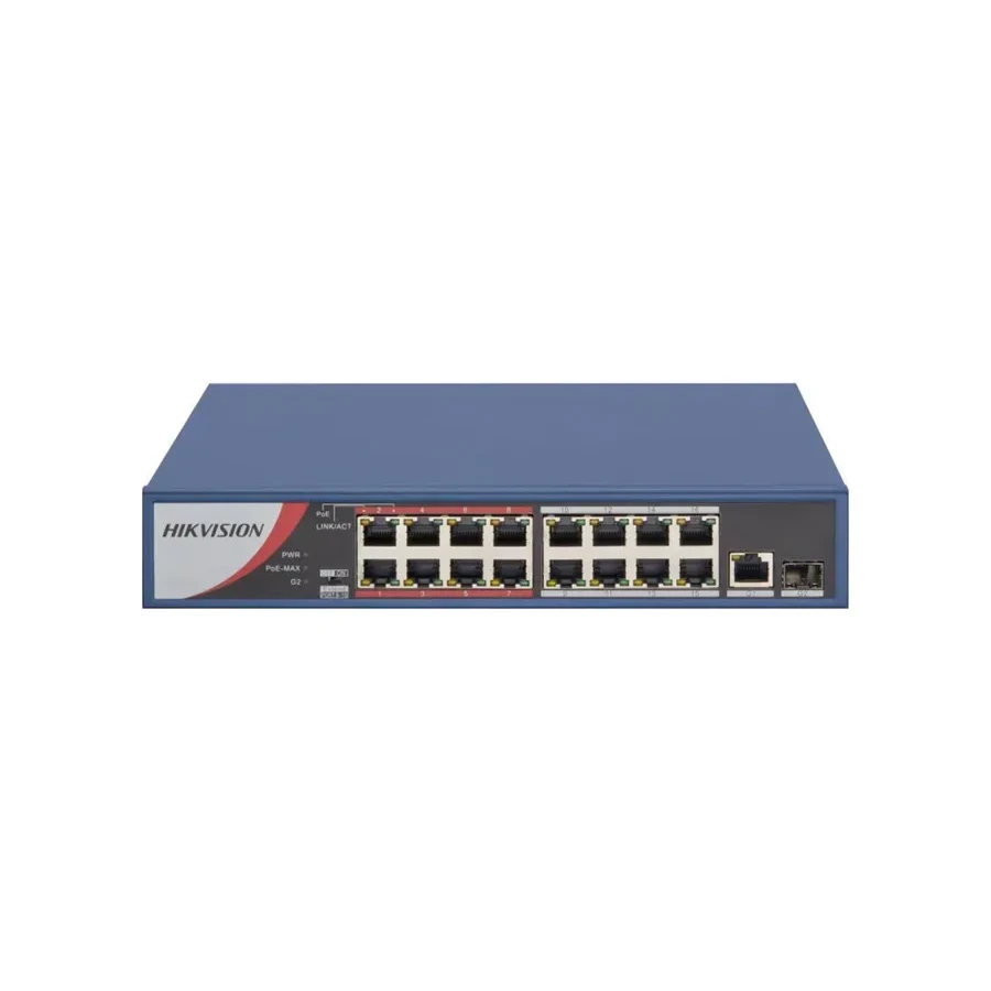 Коммутатор Hikvision DS-3E0318P-E/M(C), PoE