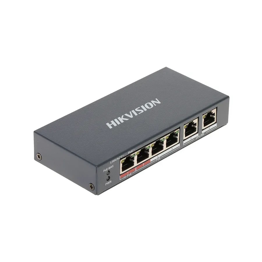 Коммутатор Hikvision DS-3E1106HP-EI — 2
