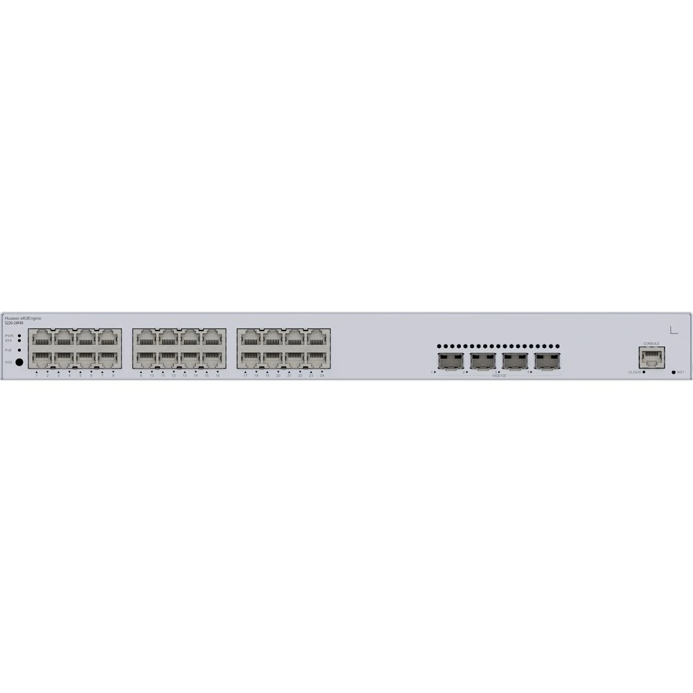 Коммутатор Huawei S220-24P4X, PoE+ — 2