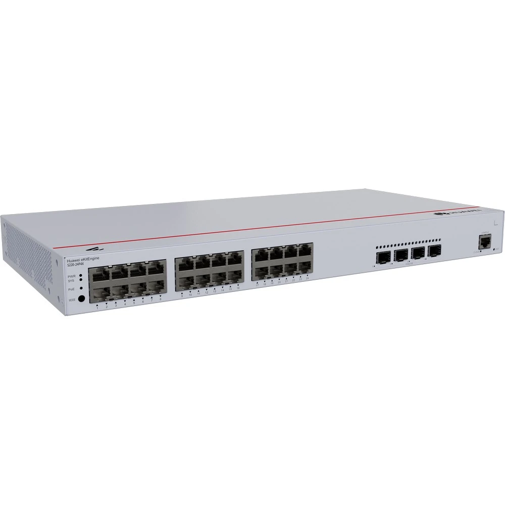 Коммутатор Huawei S220-24P4X, PoE+ — 3