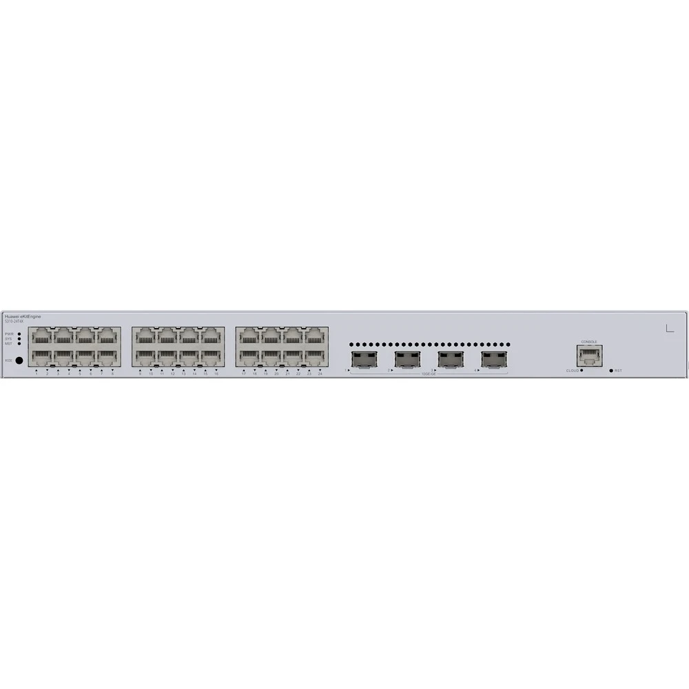 Коммутатор Huawei S310-24T4X, 24x1Gbps, 4x10GE SFP+ — 3