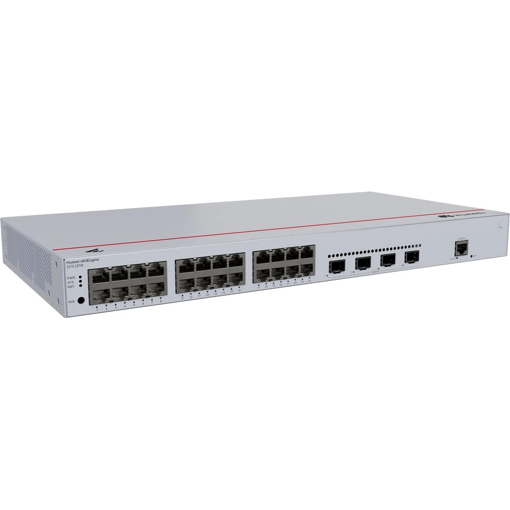 Коммутатор Huawei S310-24T4X, 24x1Gbps, 4x10GE SFP+ — 4