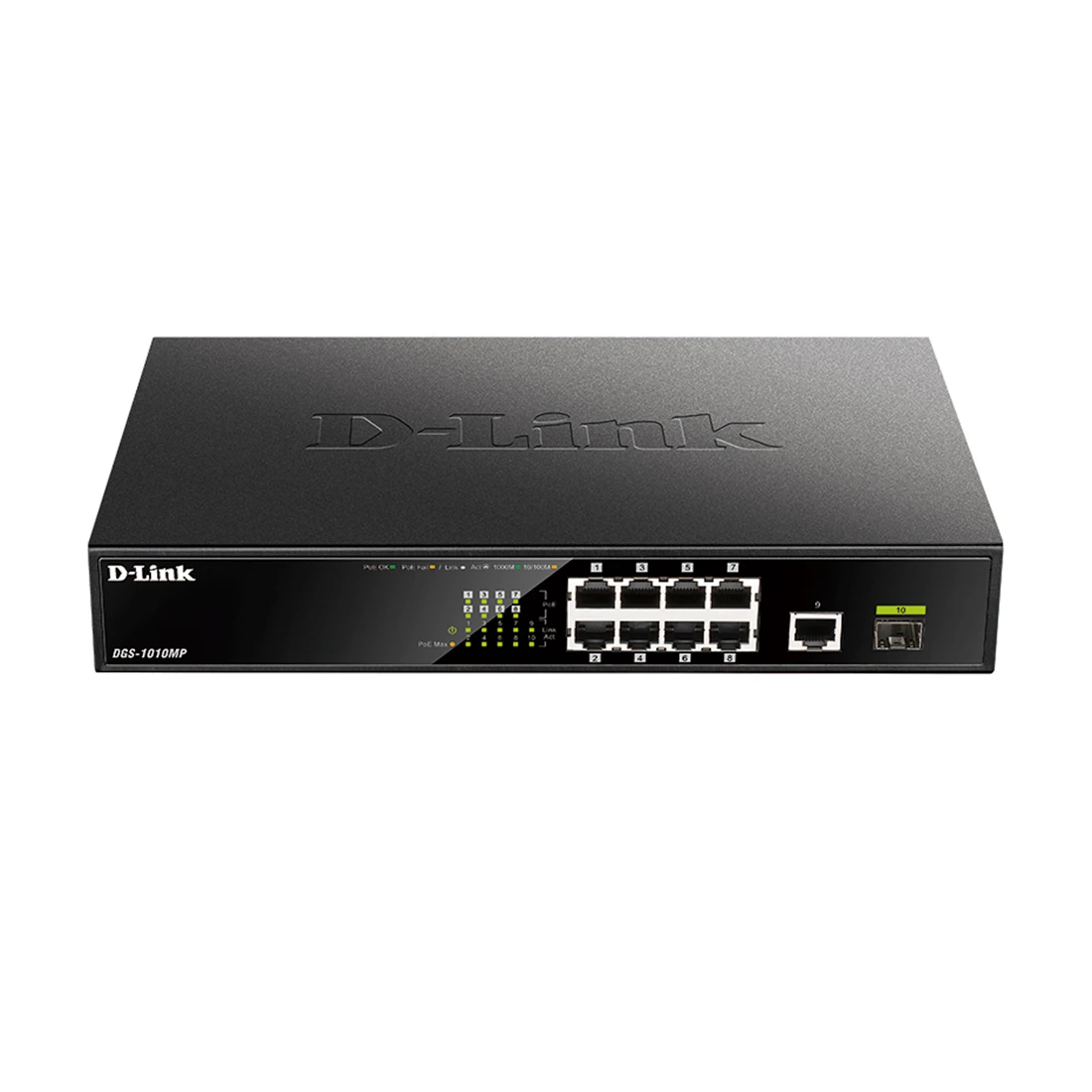 Коммутатор D-Link DGS-1010MP 8xPoE PoE, 1xSFP — 2