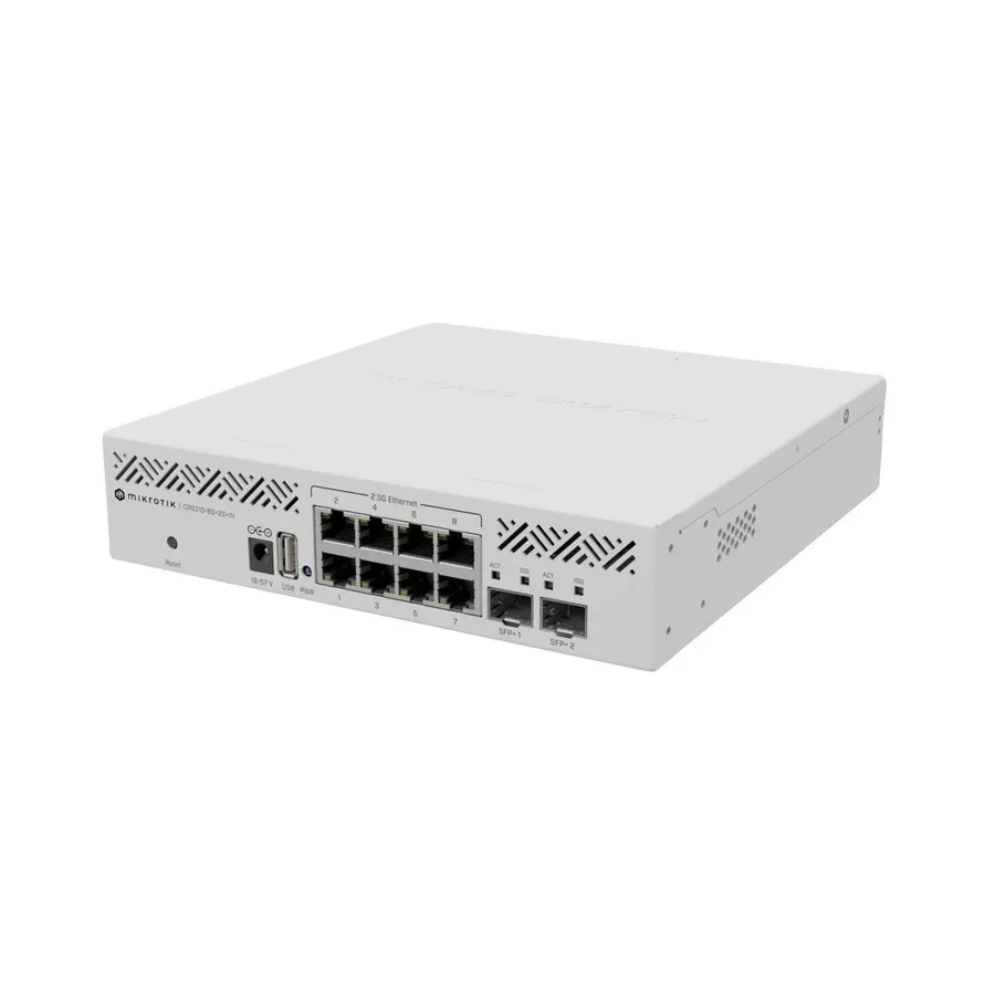 Коммутатор MikroTik CRS310-8G+2S+IN 8x2.5G, 2xSFP+ — 2