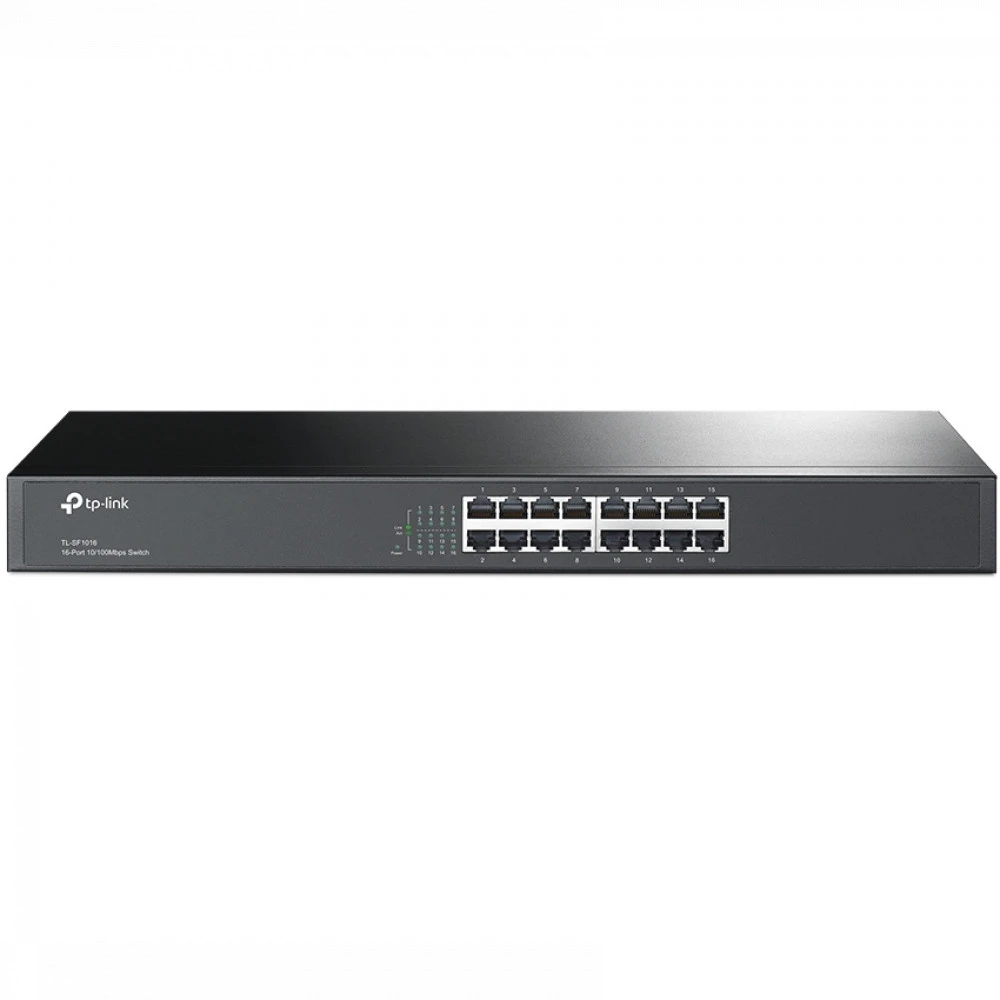 Коммутатор TP-Link TL-SF1016, неуправляемый, 16 портов 10/100M — 4