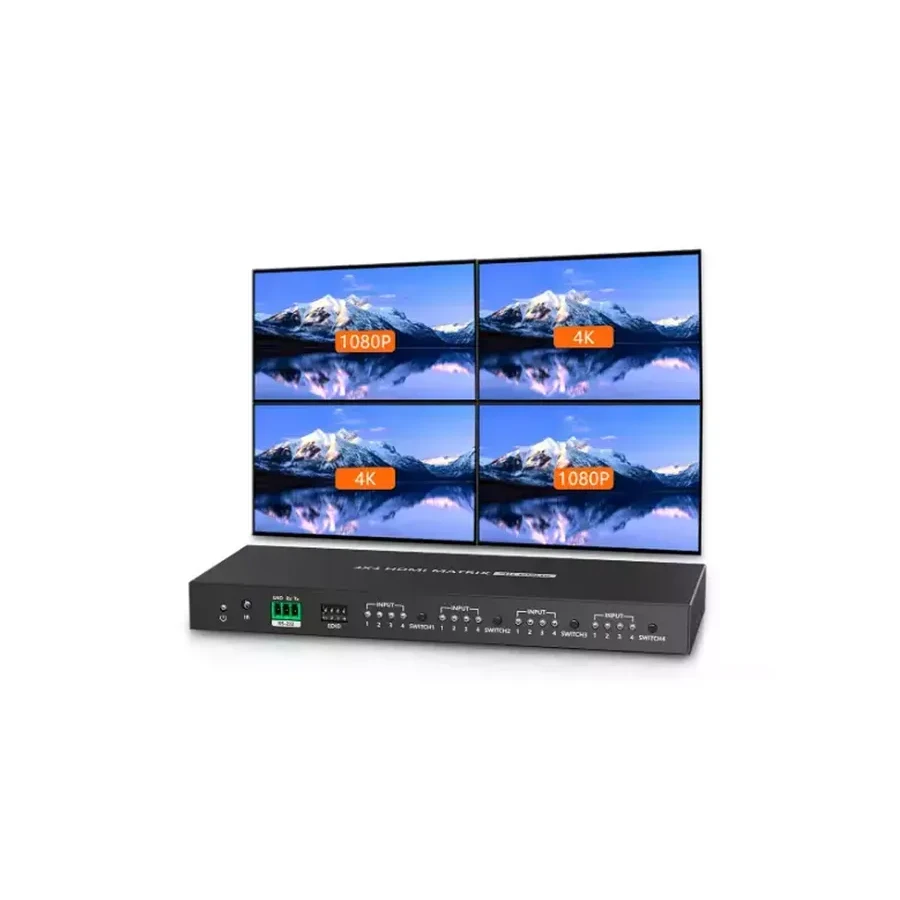 Матричный коммутатор Lenkeng LKV424, 4K, 4x4 — 3